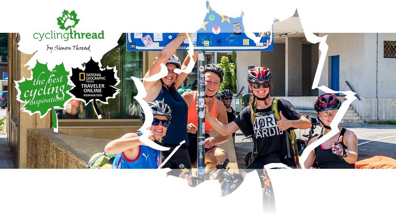 Czech cyclists at the Austrian-Italian border