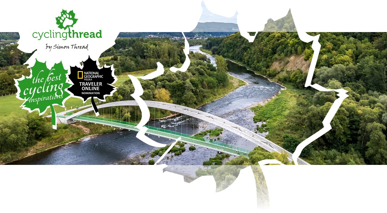 The&nbsp;longest cycling bridge over the&nbsp;Dunajec near Lacko