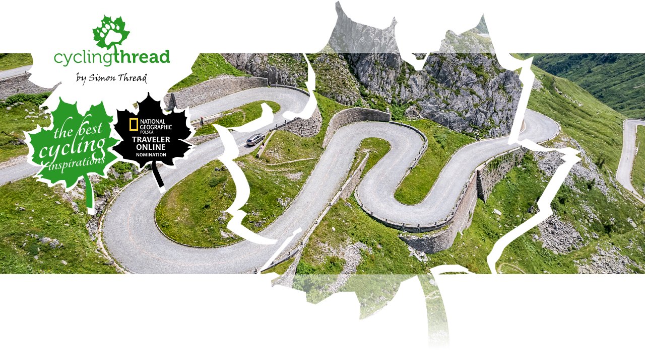 Switchbacks on&nbsp;the&nbsp;Tremola near the&nbsp;Gotthard Pass