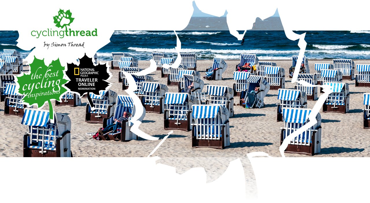 Wicker beach chairs on the Baltic coast