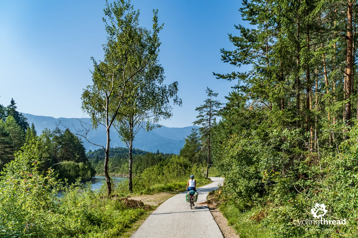 Alpe-Adria Bike Route beyond Villach