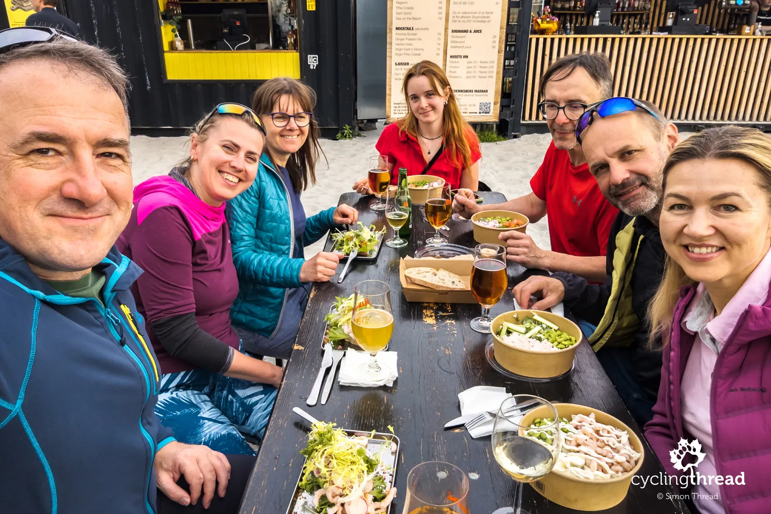 An evening meal in Svendborg