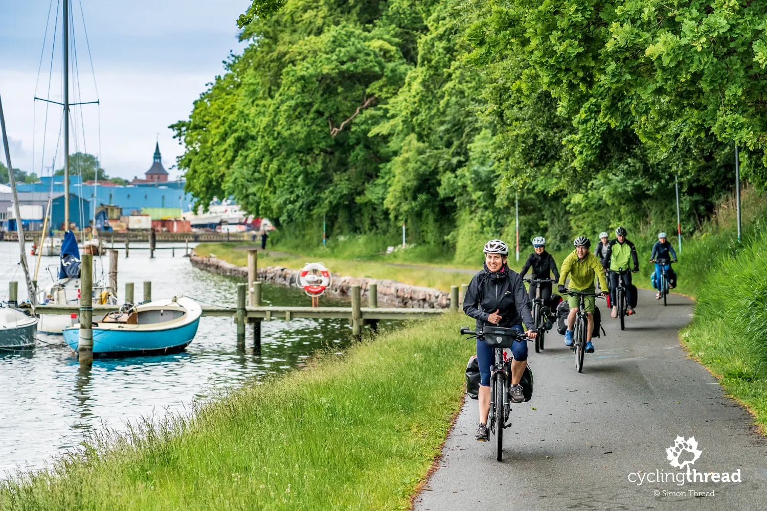 An excellent cycle path in Svendborg