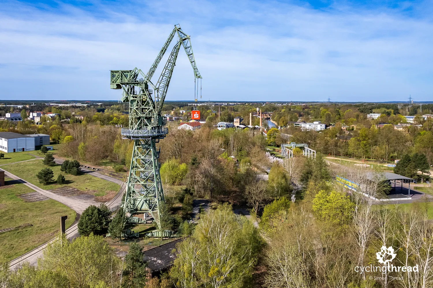 An old industrial crane in Eberswalde