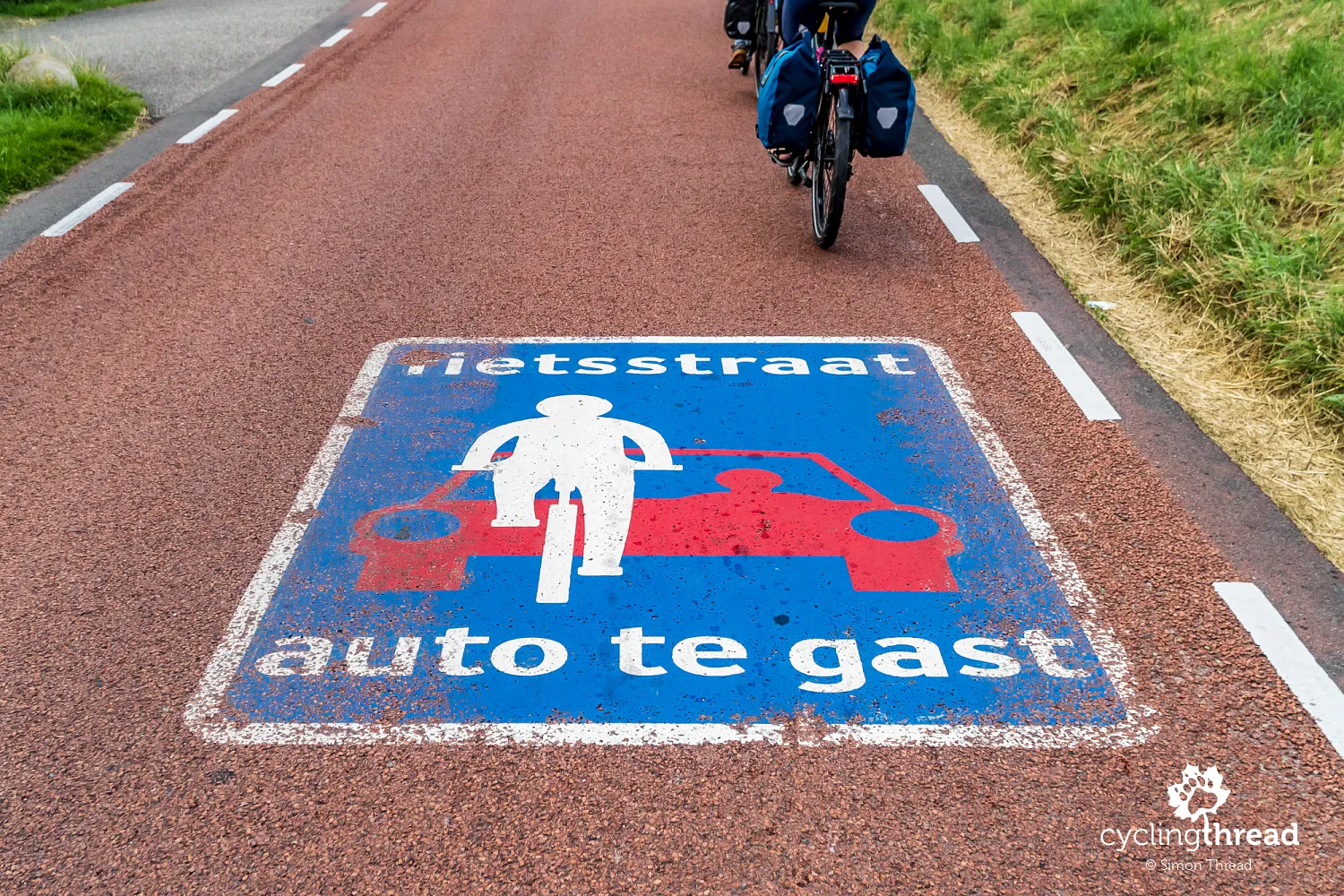 Auto te gast - a bicycle street in the Netherlands