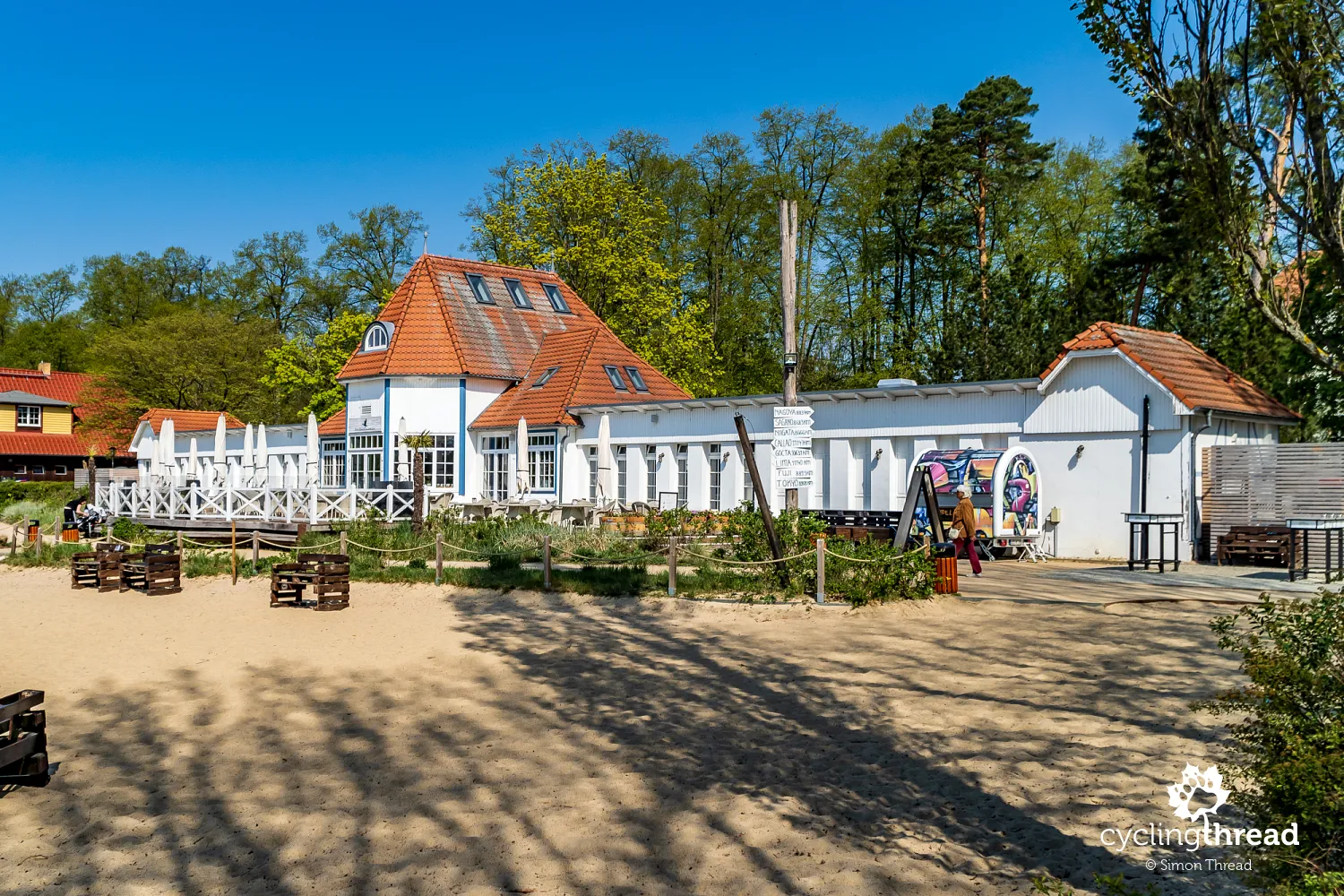 Beach pavilion in Bad Saarow