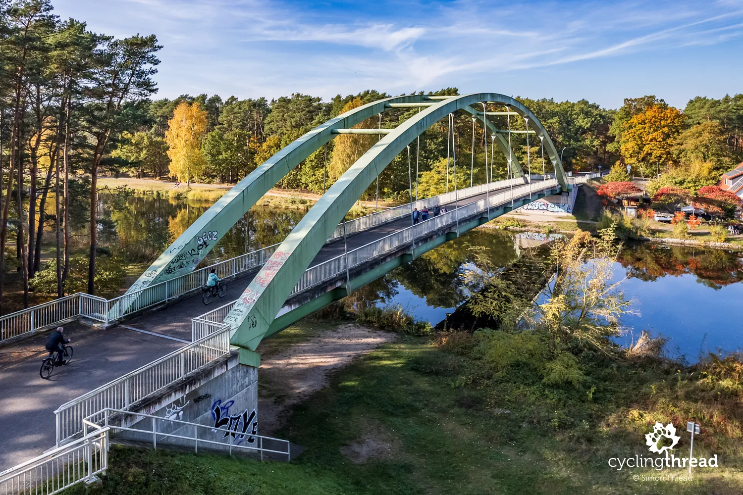 Bicycle bridge over the Oder-Havel Canal