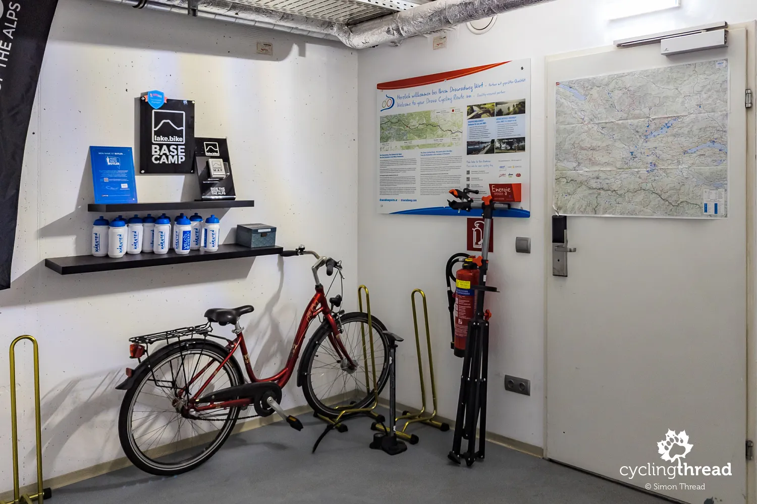 Bicycle room in the Voco Villach hotel