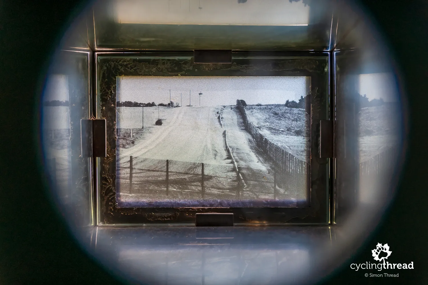 The border between East and West Germany