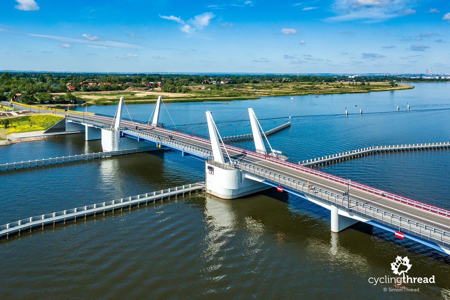 Bridge over the Dead Vistula in Gdańsk-Sobieszewo