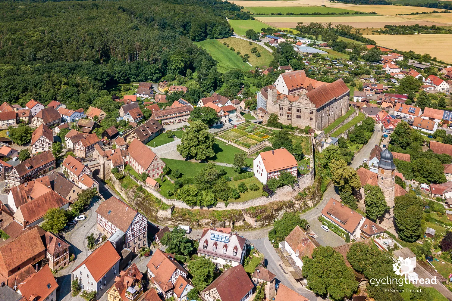 Cadolzburg castle from above