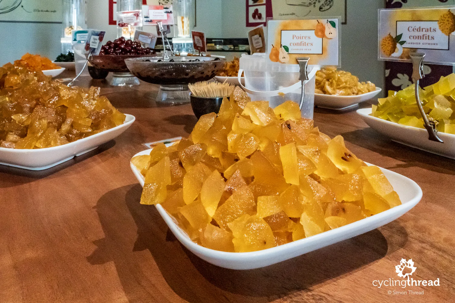 Candied fruits at the House of Candied Fruit in Apt