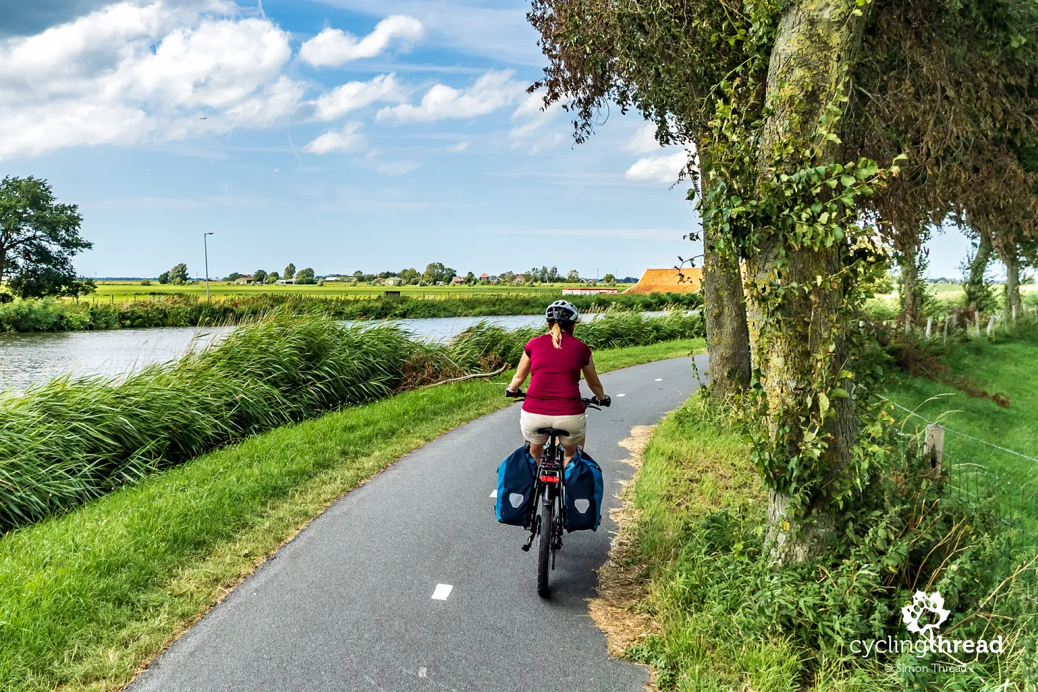 Cycling along the Stelling van Amsterdam