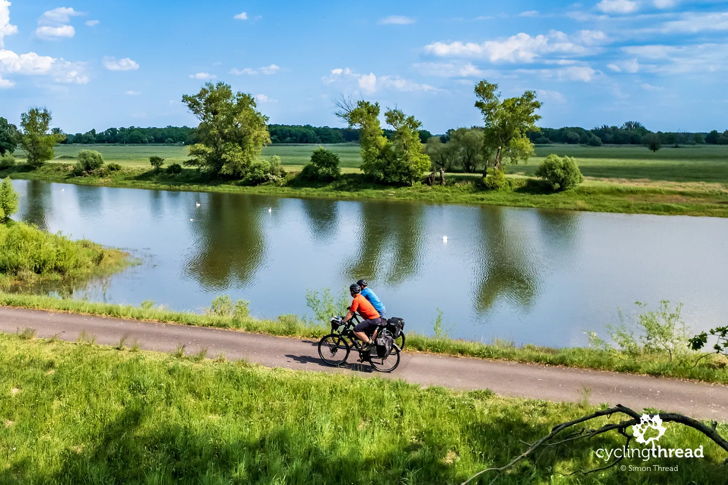 Cycling Elberadweg - the Elbe Cycle Route