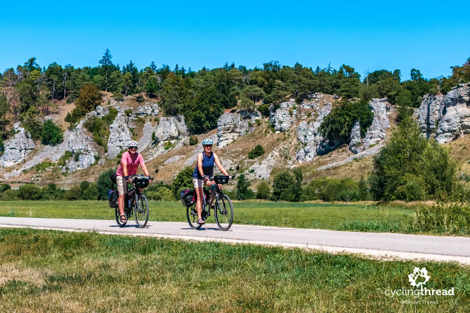 Cycling the GeoRoute in the Altmühl Valley
