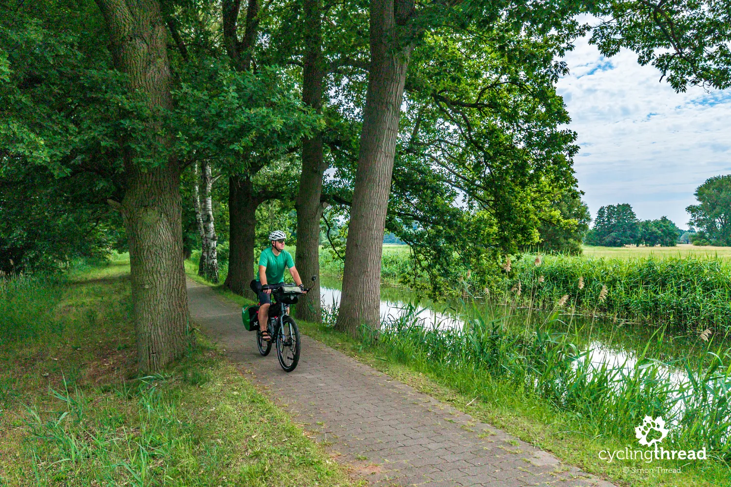 Cycling the Historic Town Centres cycle route