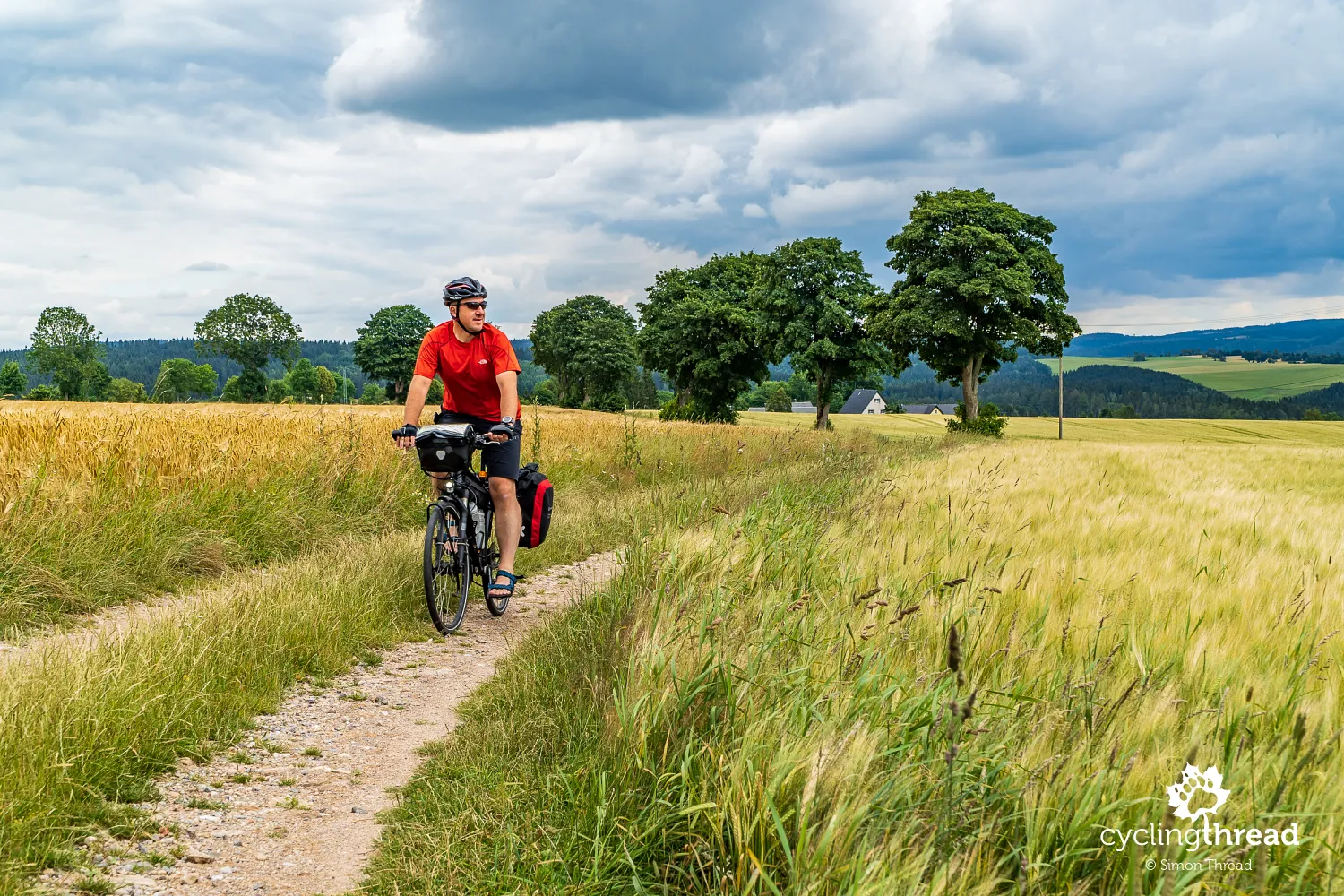 Cycling through the Ore Mountains in Saxony