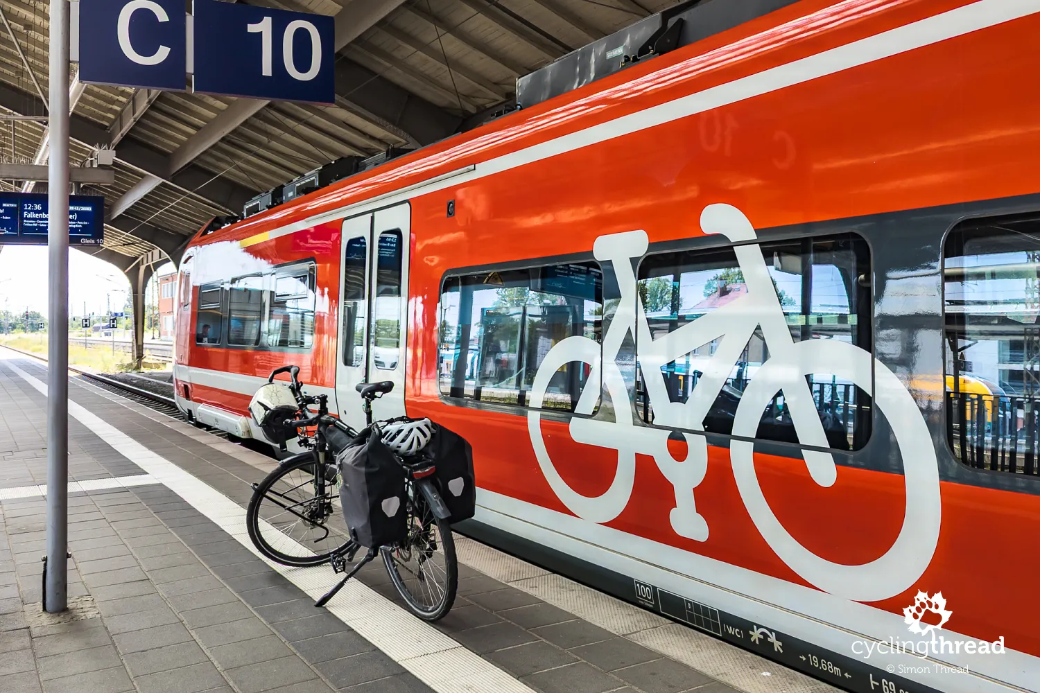 Deutsche Bahn train from Frankfurt (Oder) to Cottbus