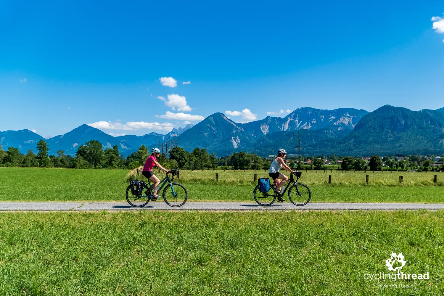 The Drava Cycle Route in Carinthia, Austria