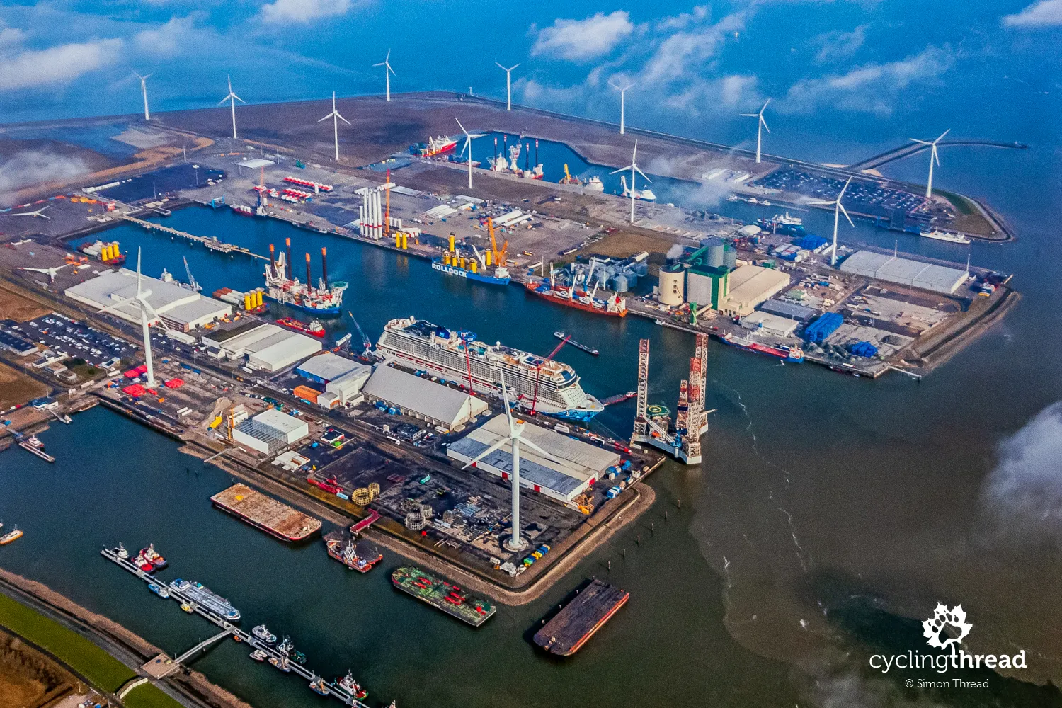 Eemshaven - a port on the Wadden Sea