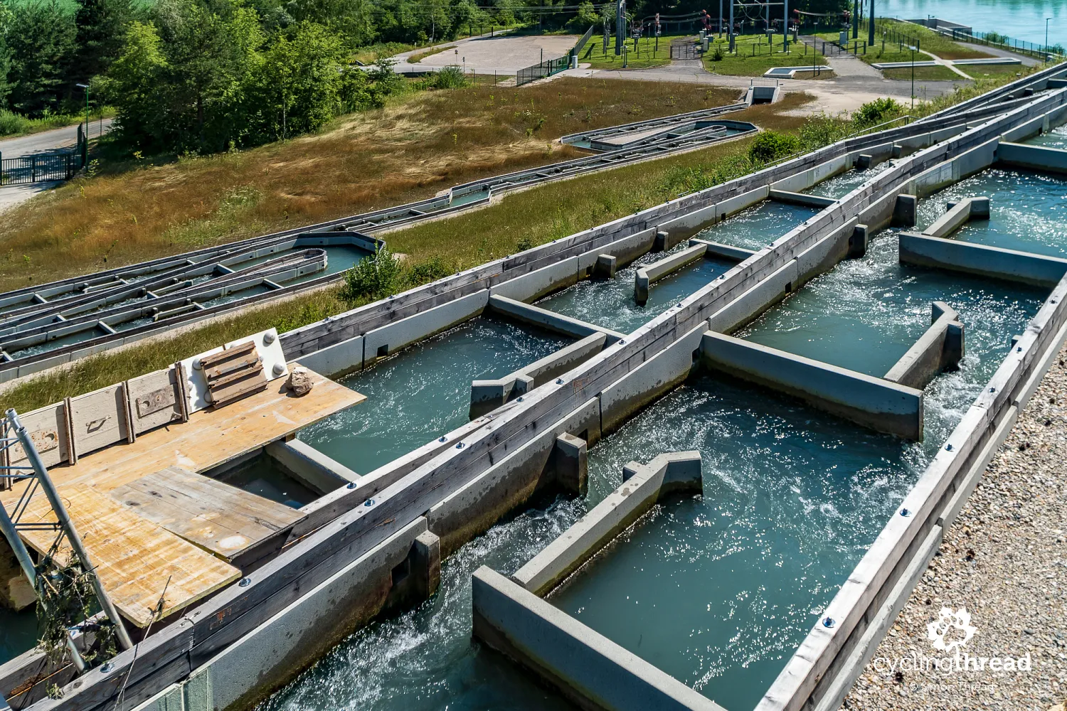 Europe’s tallest fish pass at the Annabrücke dam