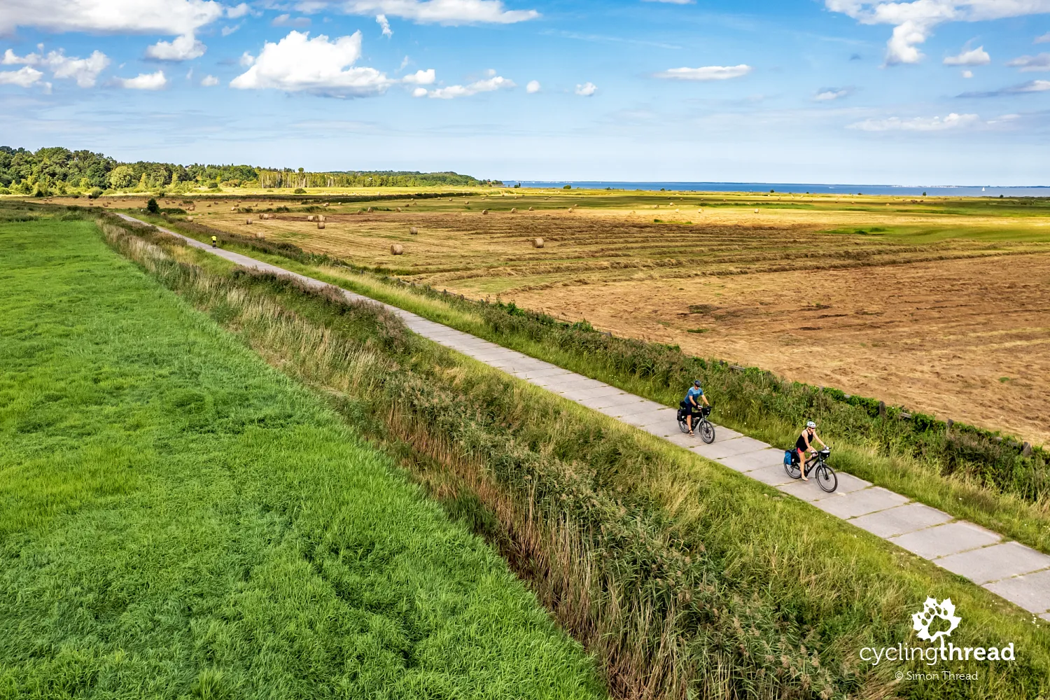 EuroVelo 10 near the Beka nature reserve