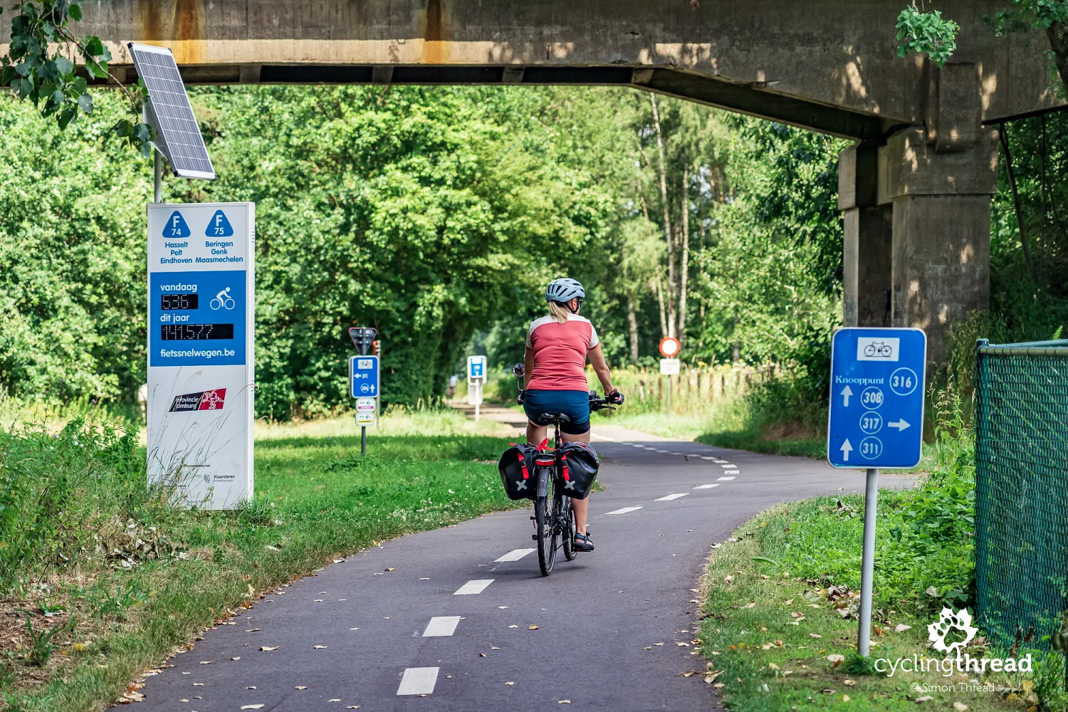 F75, one of the Flemish fietssnelwegen