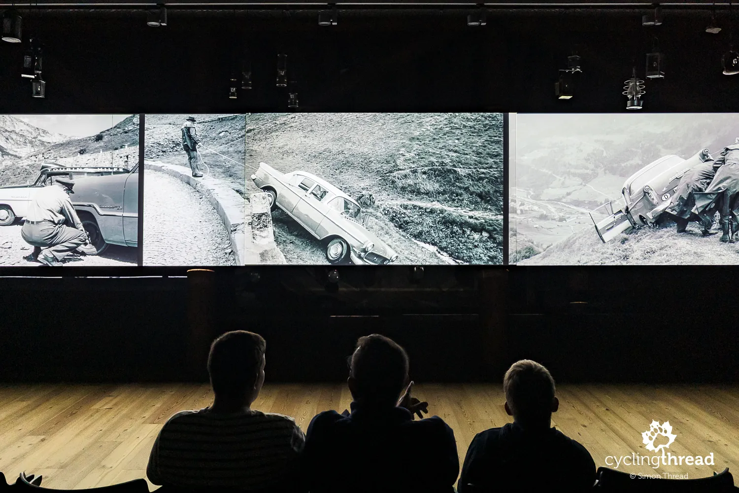 Film screening at the Gotthard Pass museum
