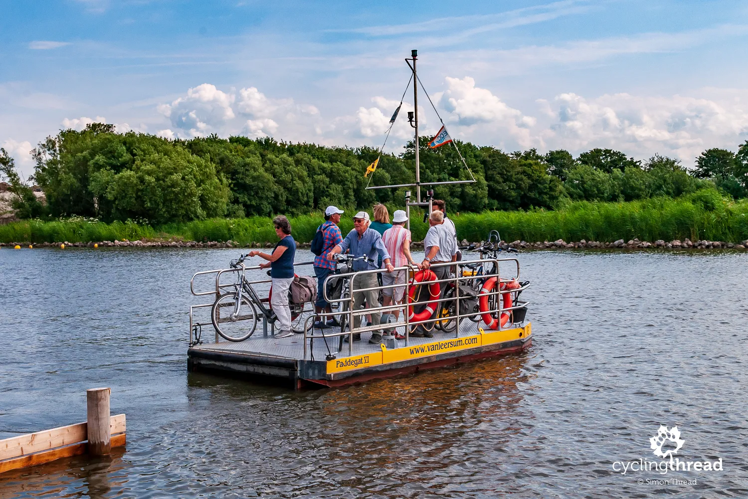 Free ferry for cyclists