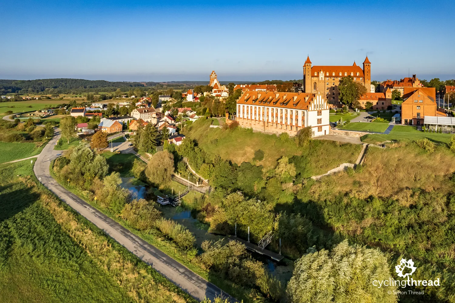 Gniew city panorama in Pomorskie