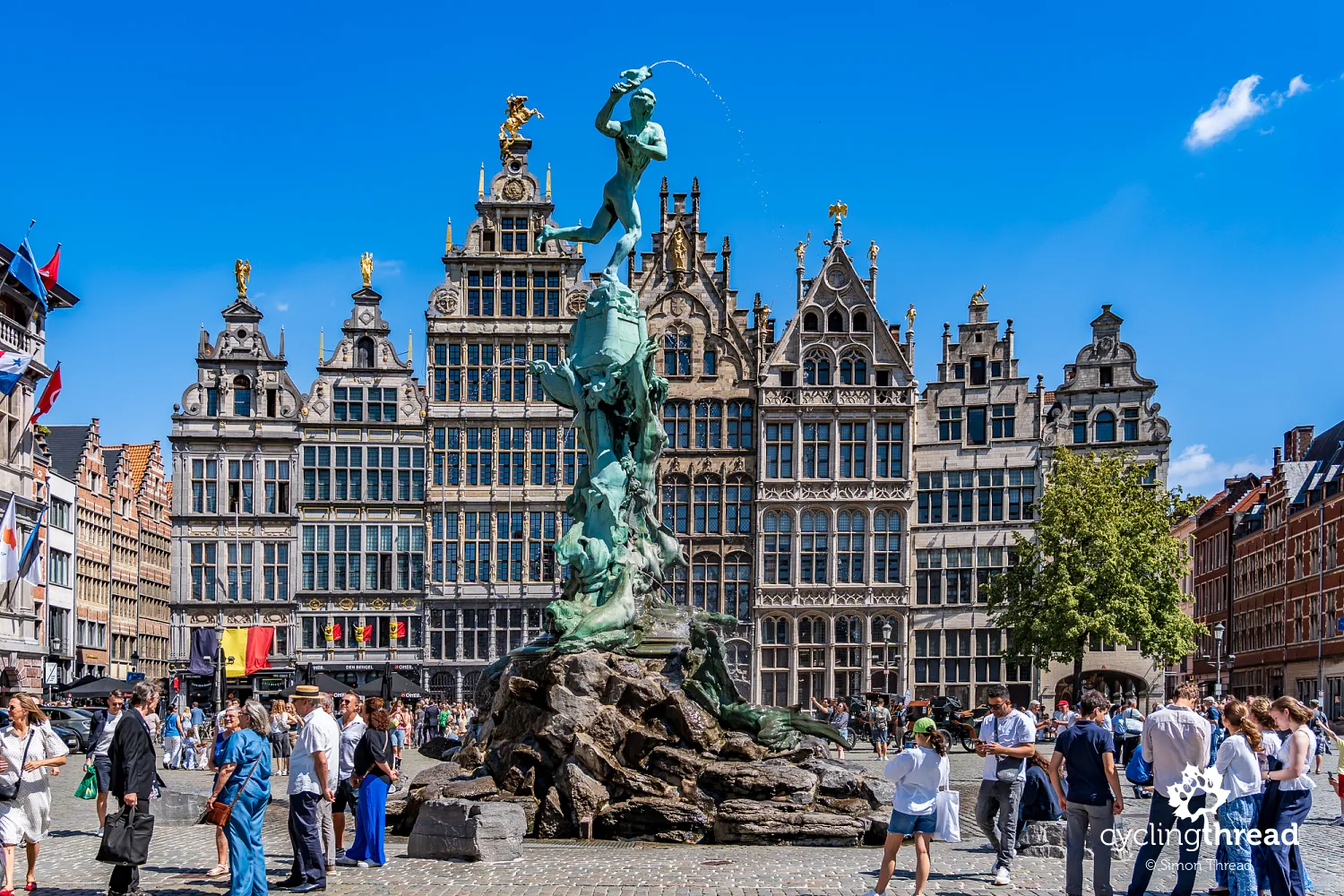 Grote Markt and Brabo Fountain in Antwerp