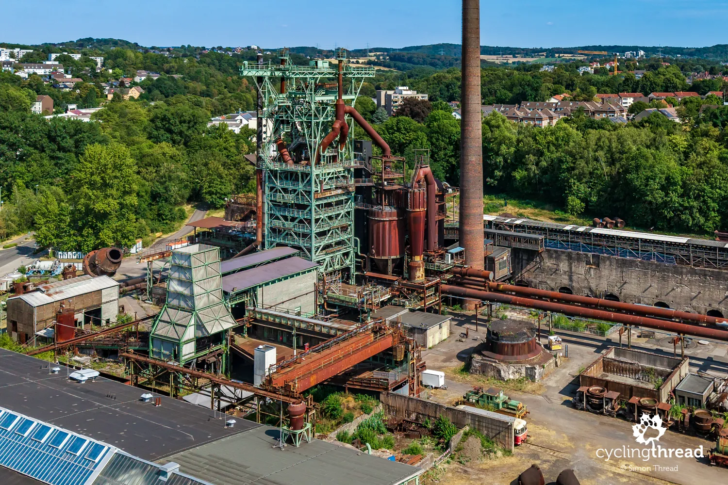 Henrichshütte - the former ironworks from above