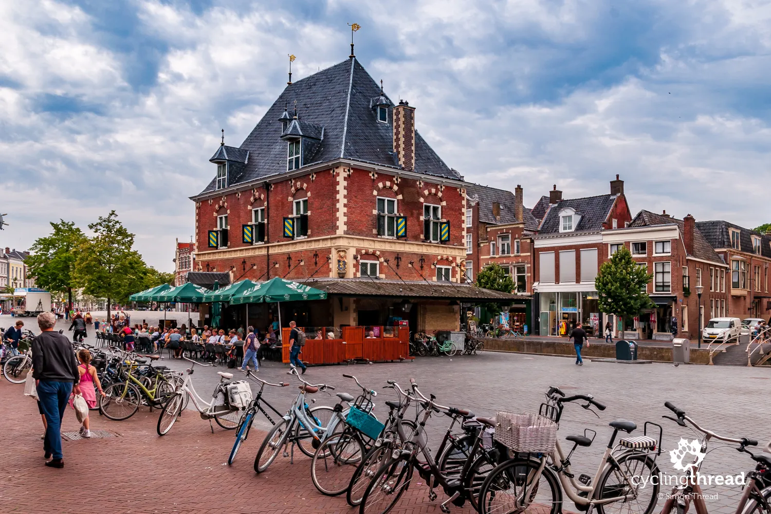 The historic city weigh house in Leeuwarden