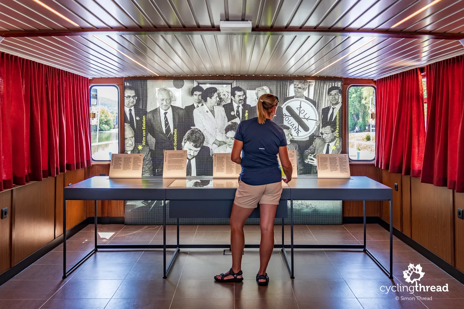 The historic MS Princesse Marie-Astrid in Schengen