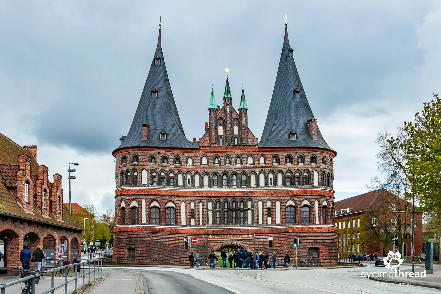 The Holstentor gate in Lübeck