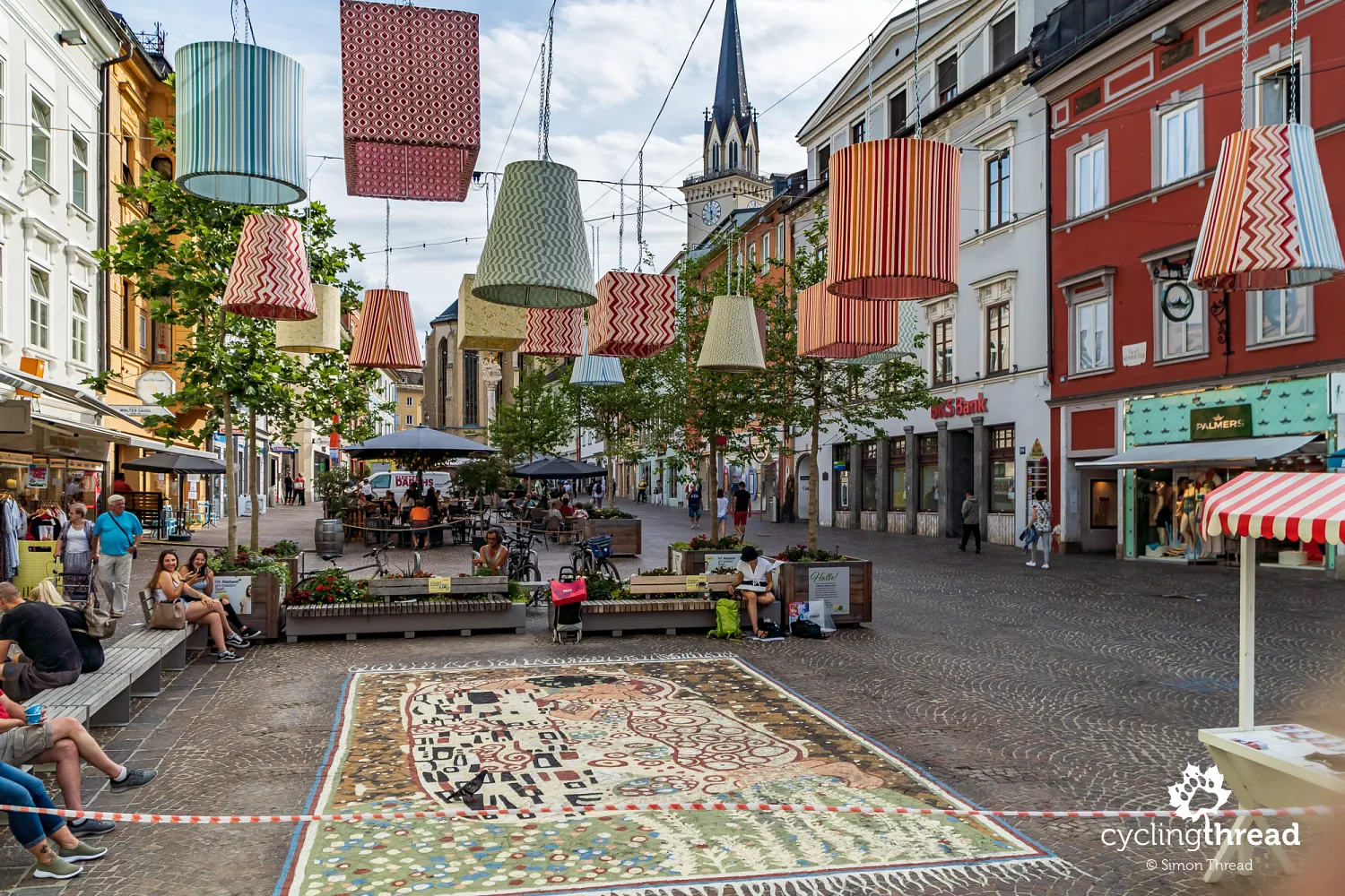 Homely atmosphere in Villach’s main square
