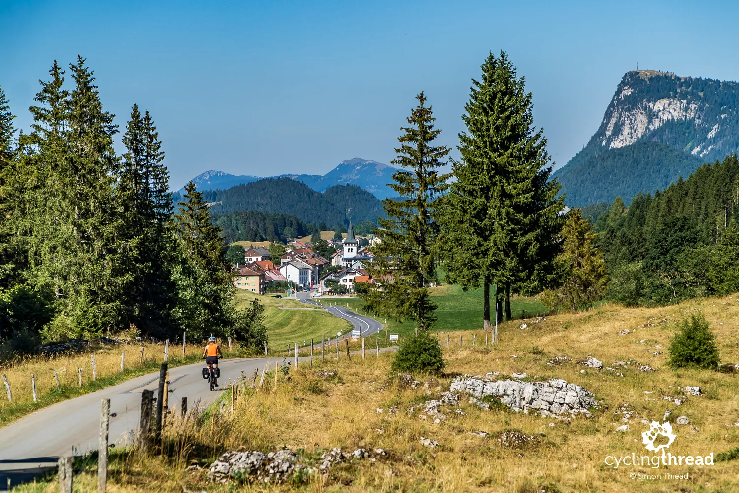 Jura Route near the Dent de Vaulion peak