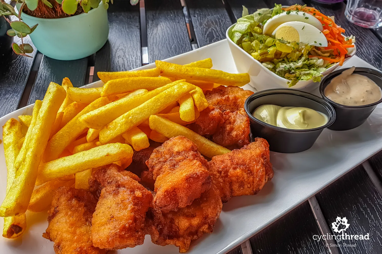 Kibbeling - fish and chips in Dutch