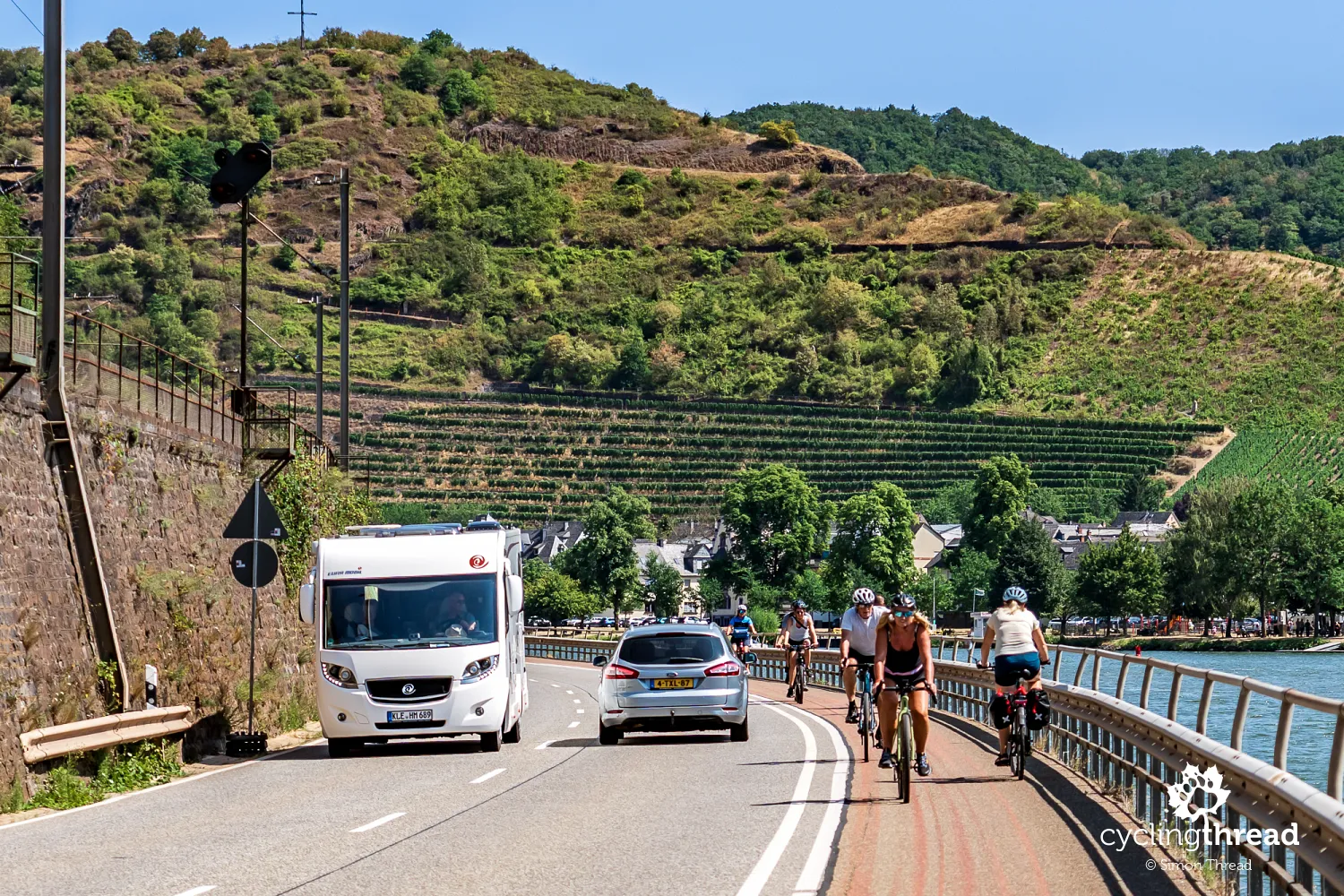 A less safe section beyond Cochem
