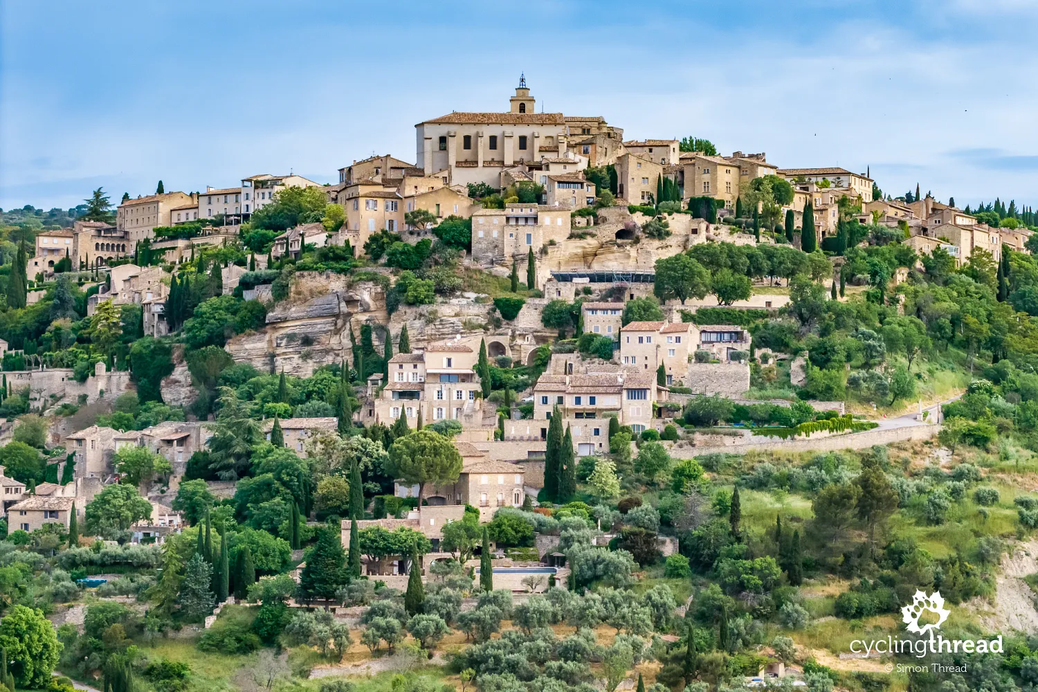 A lesser-known view of beautiful Gordes