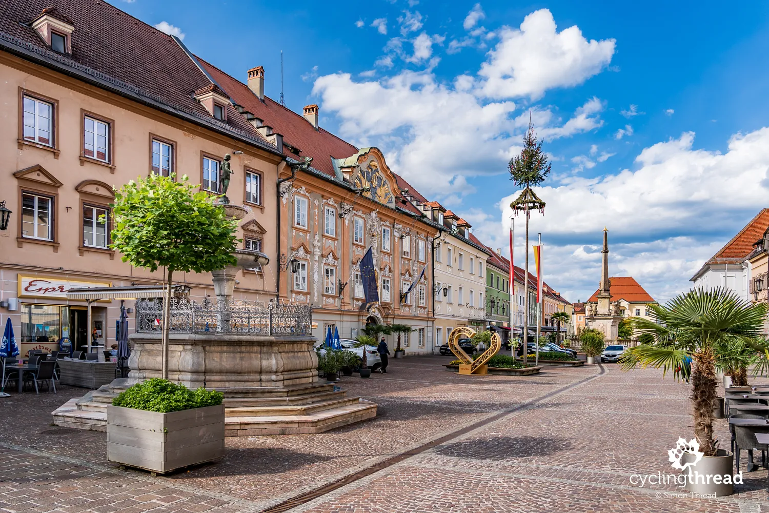 Main square in Sankt Veit an der Glan