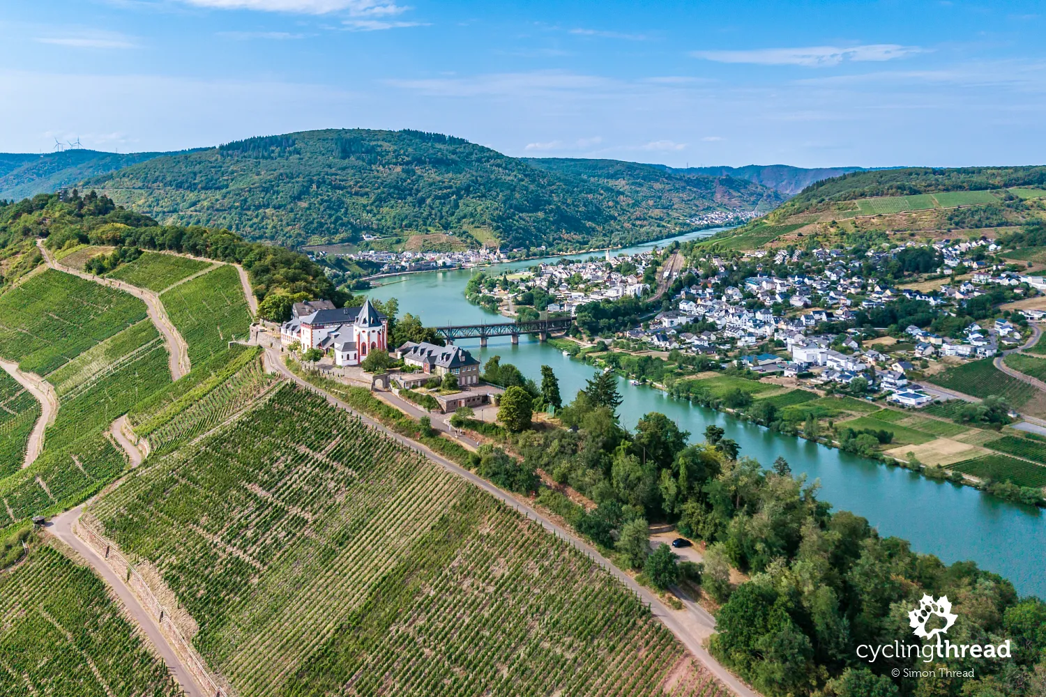 The Marienburg complex from above