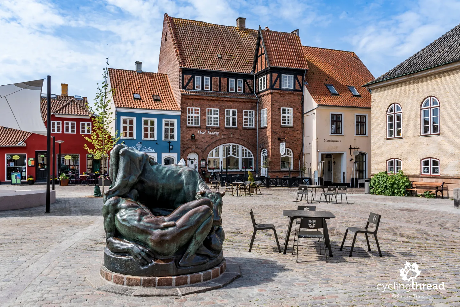The market square in Faaborg
