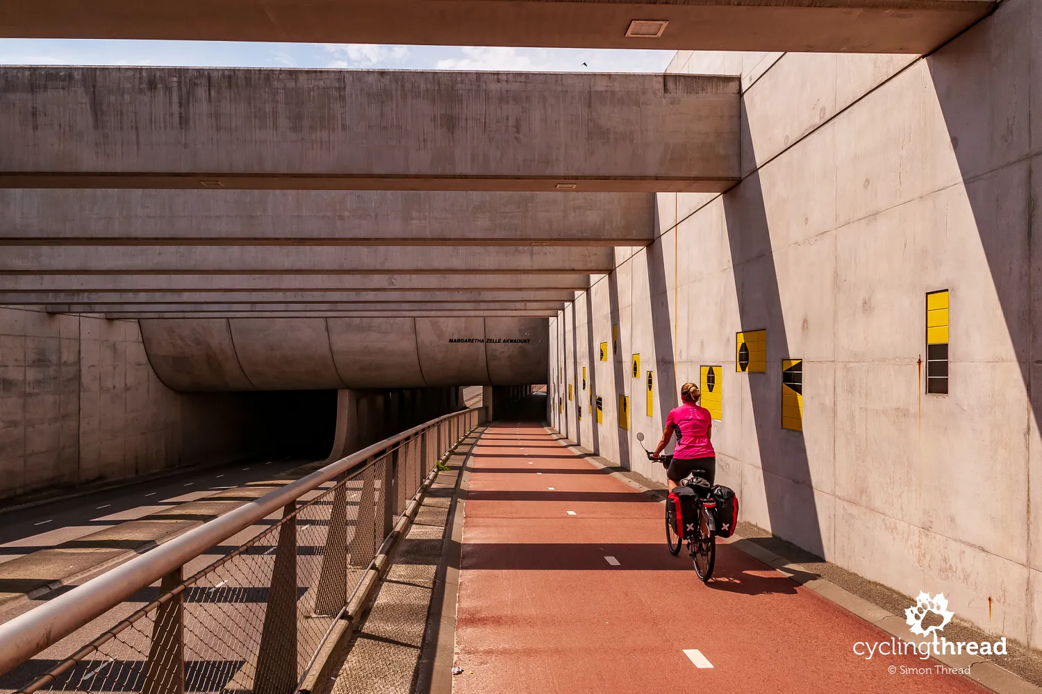 Mata Hari Aqueduct near Leeuwarden in Friesland