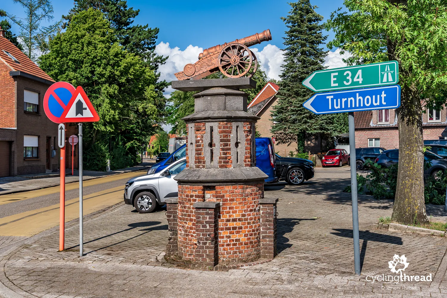 A miniature cannon in Dessel