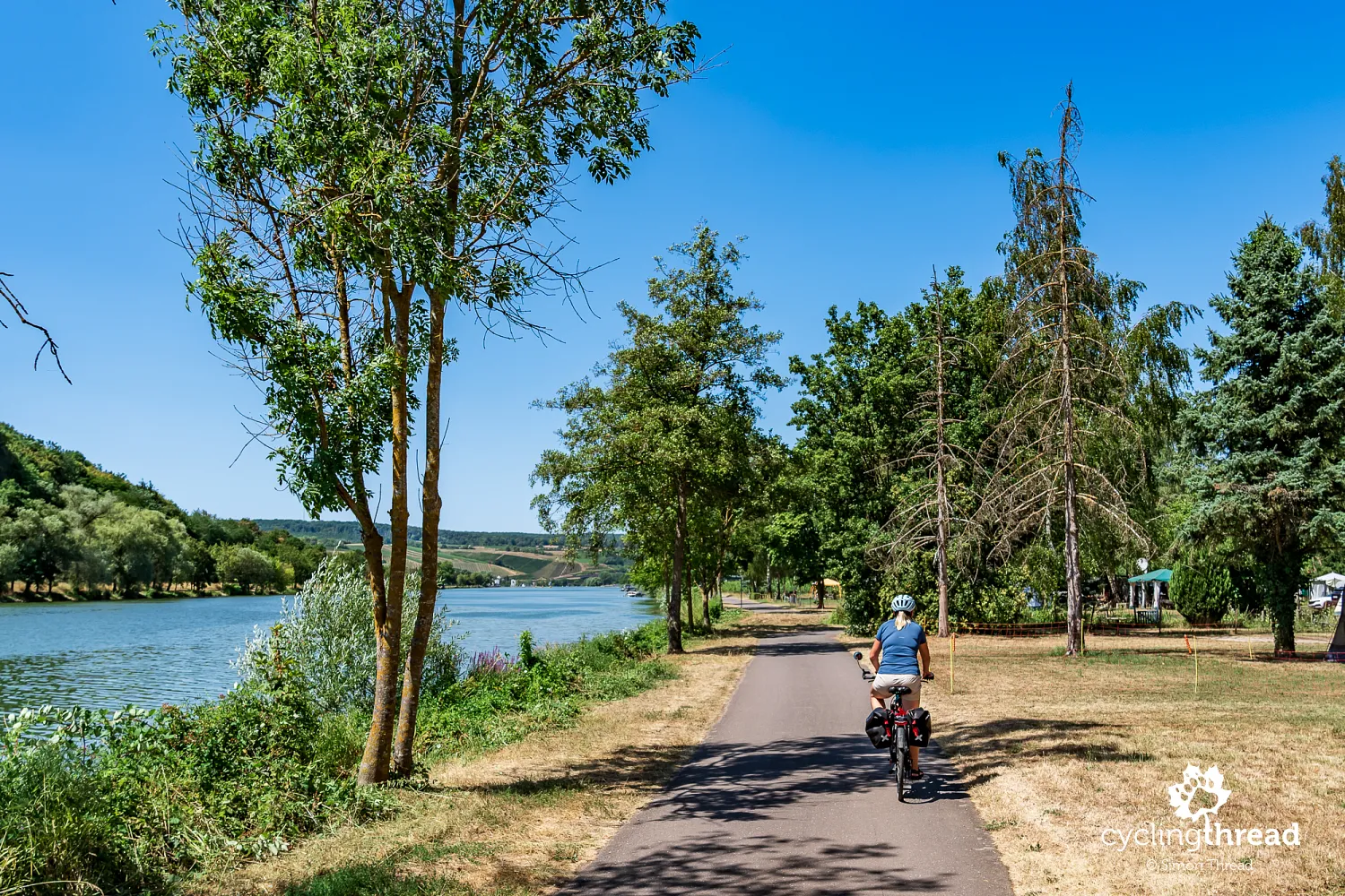 The Moselle Cycle Route near Perl
