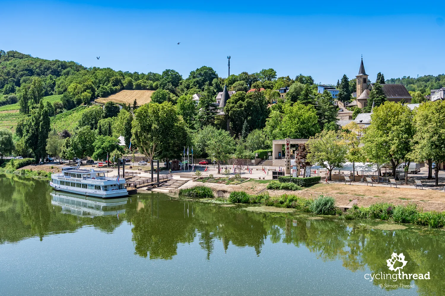 Museum exhibition and ship in Schengen