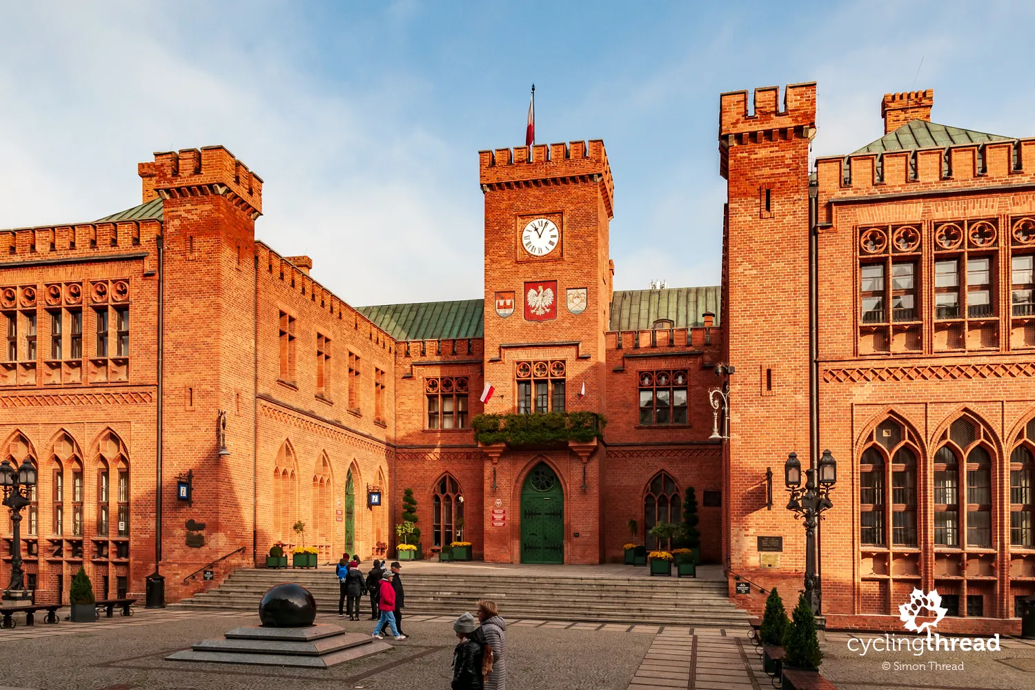 Neo-gothic town hall in Kołobrzeg