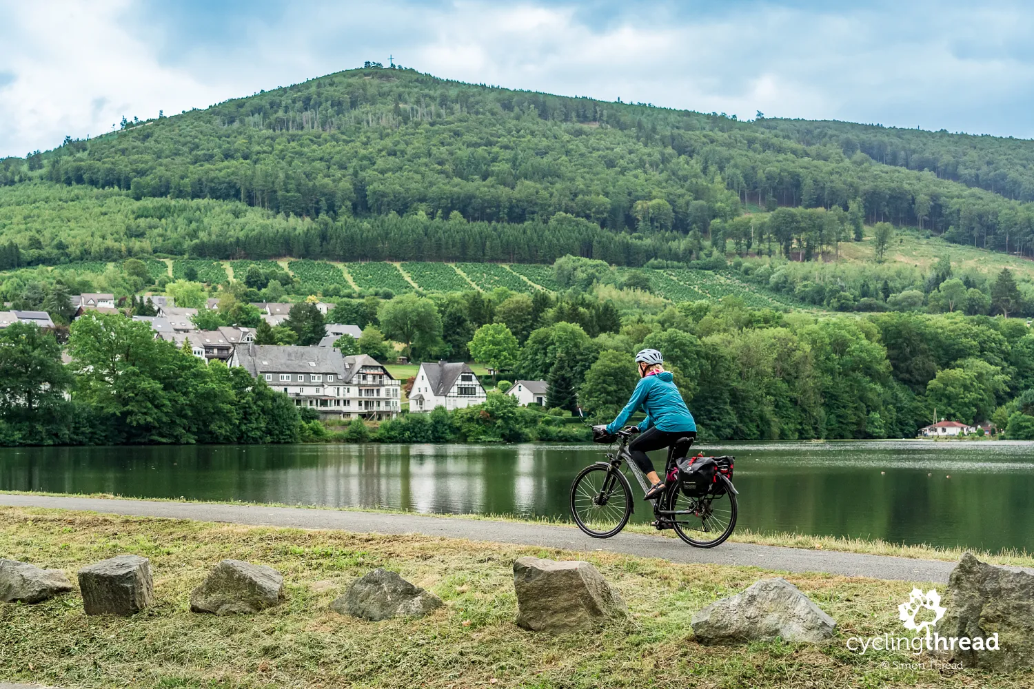 Olsberg surrounded by the hills of Sauerland