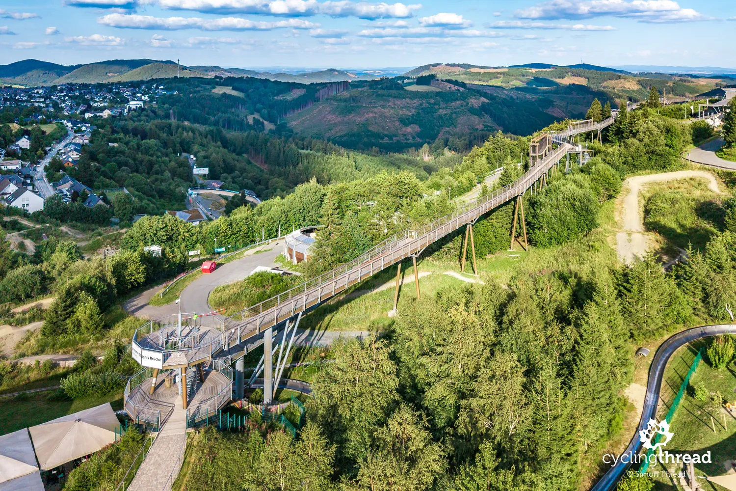Panorama Erlebnis Brücke - a viewing walkway in Winterberg